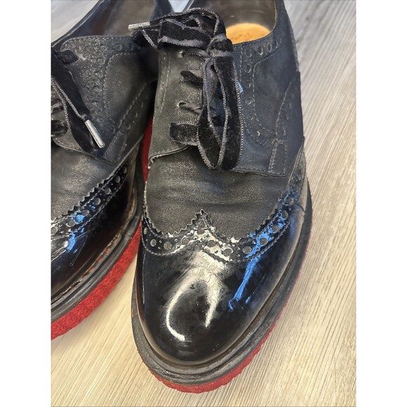 Fratelli Rossetti Women’s Black  Leather  Suede Loafer Size 38.5 (7.5) MSRP $300 - Picture 7 of 16